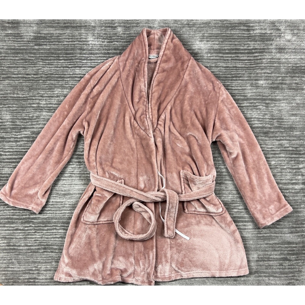 Mythology‎ Robe Womens One Size Fits Most Pink Plush